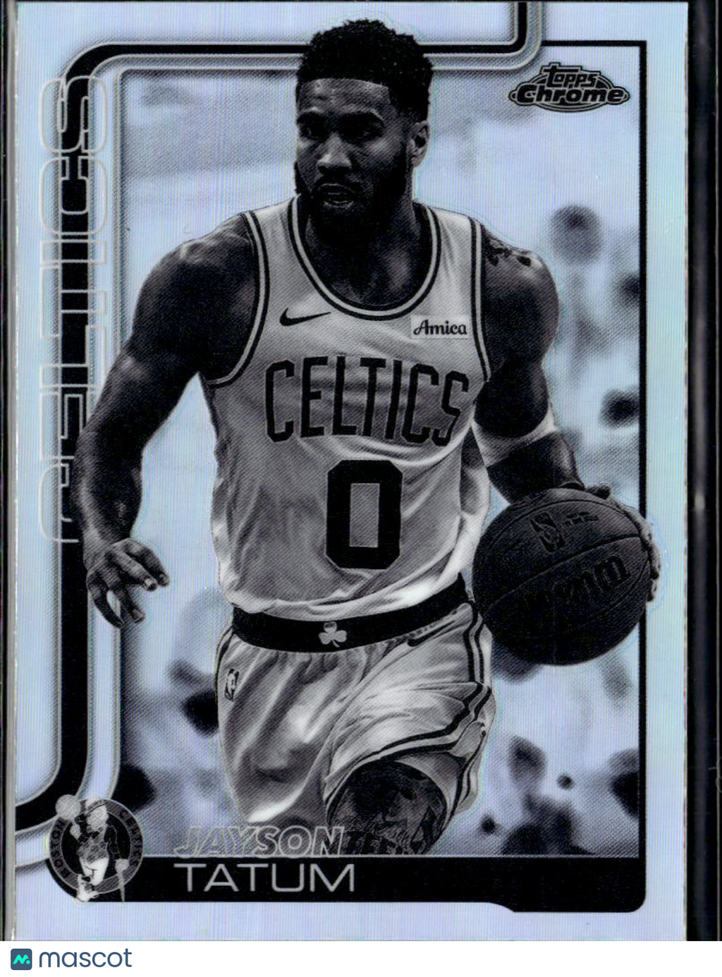 Jayson Tatum 2025-26 Topps Chrome Negative Refractor Boston Celtics