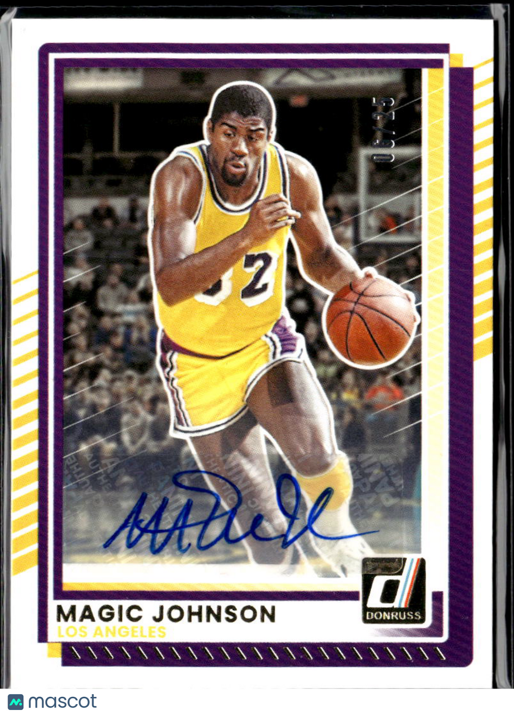 Magic Johnson 2025 Donruss Auto Autograph 6/25 Los Angeles Lakers