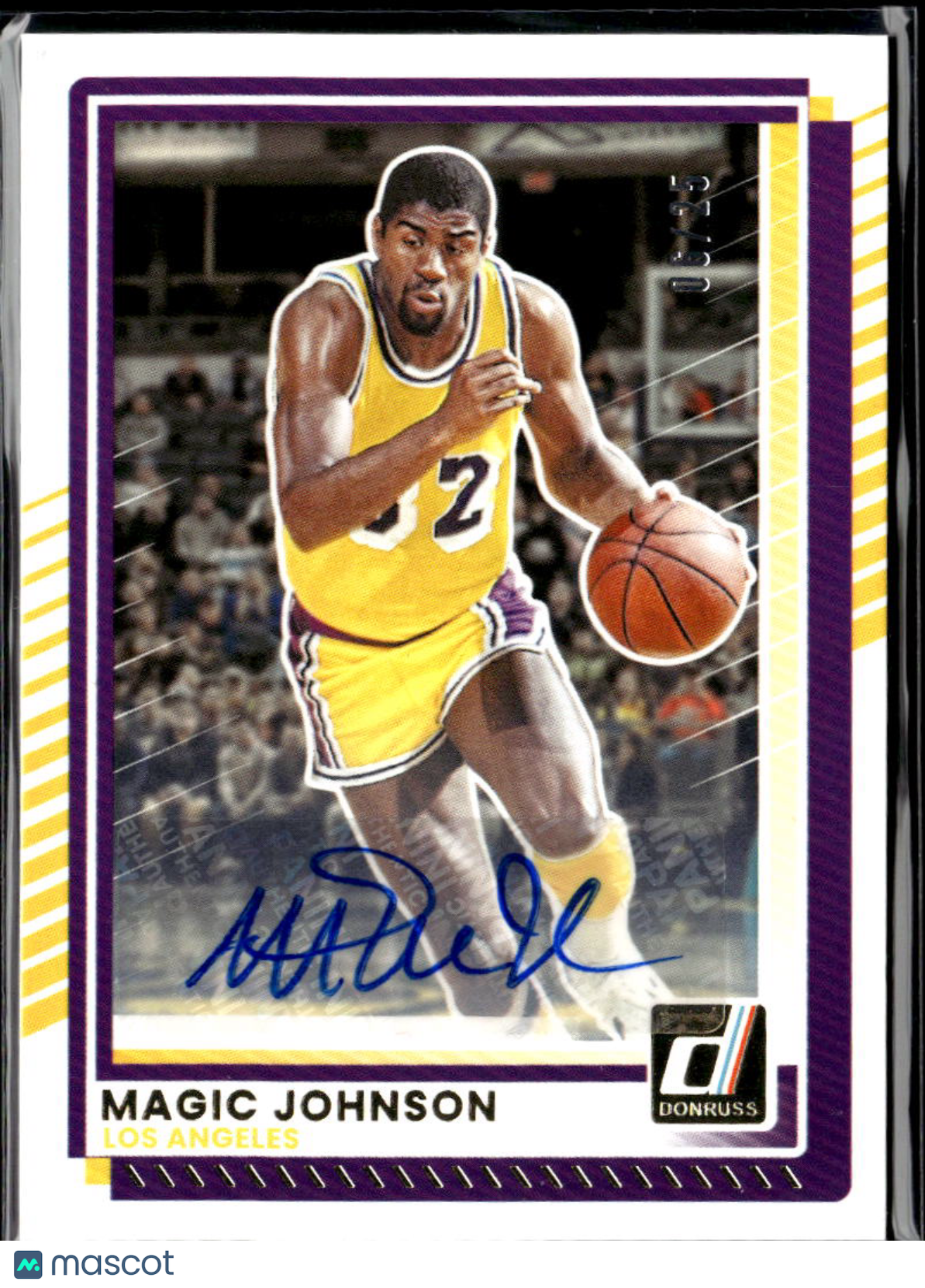 Magic Johnson 2025 Donruss Auto Autograph 6/25 Los Angeles Lakers