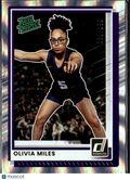 Olivia Miles 2025 Donruss Holo Rated Prospect RC 69/199 Notre Dame