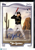 Nick Yorke 2025 Topps Bob Ross The Joy of Baseball RC Auto Autograph /35 Pirates