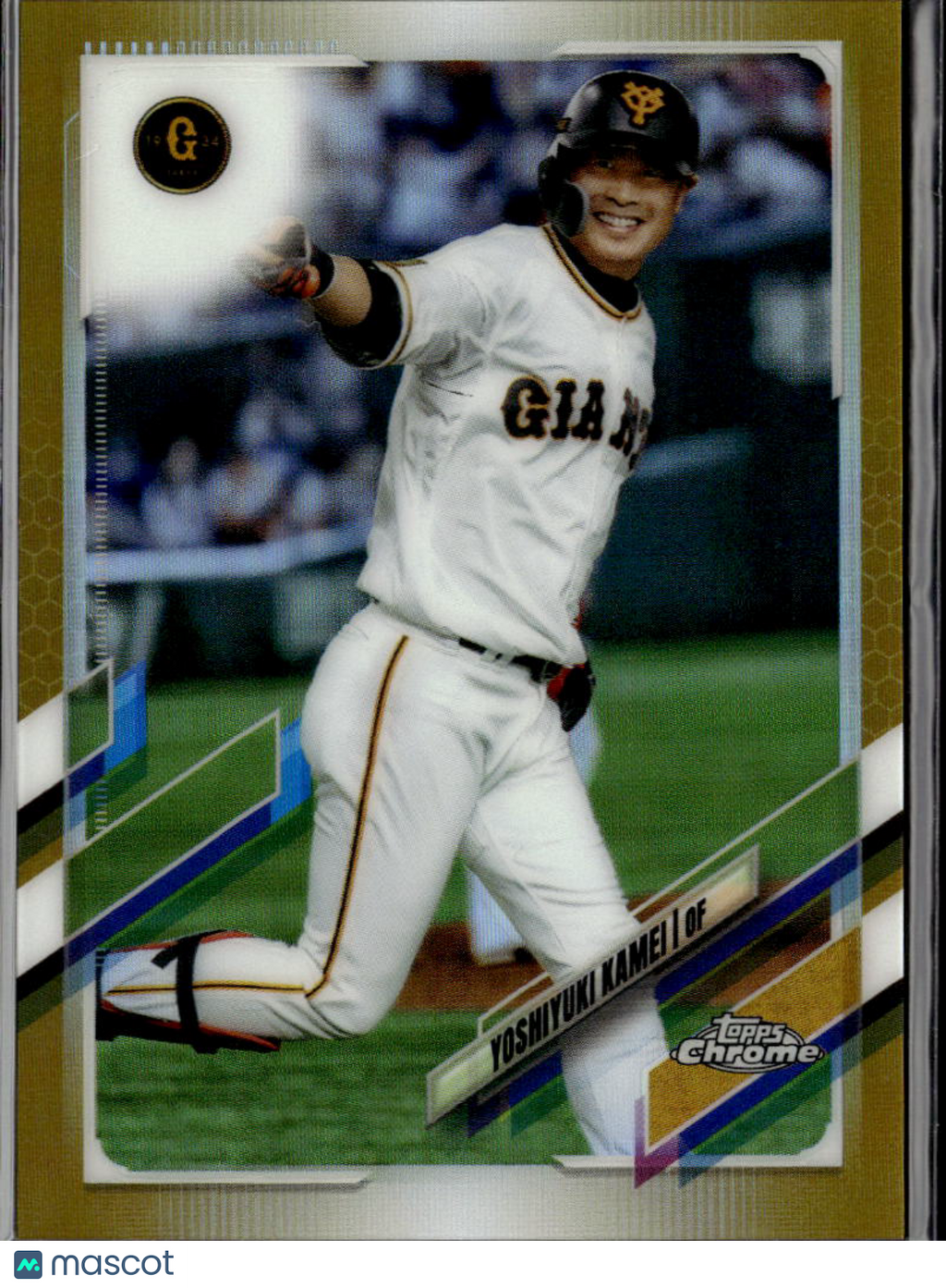 Yoshiyuki Kamei 2021 Topps Chrome NPB Gold Refractor /50 Yomiuri Giants