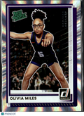 Olivia Miles 2025 Donruss Holo Rated Prospect RC 125/199 Notre Dame