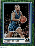 Muggsy Bogues 2025 Donruss Green Parallel 14/35 Charlotte Hornets