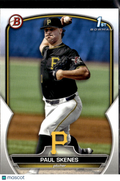 Paul Skenes 2023 Bowman Draft 1st Rookie RC Pittsburgh Pirates