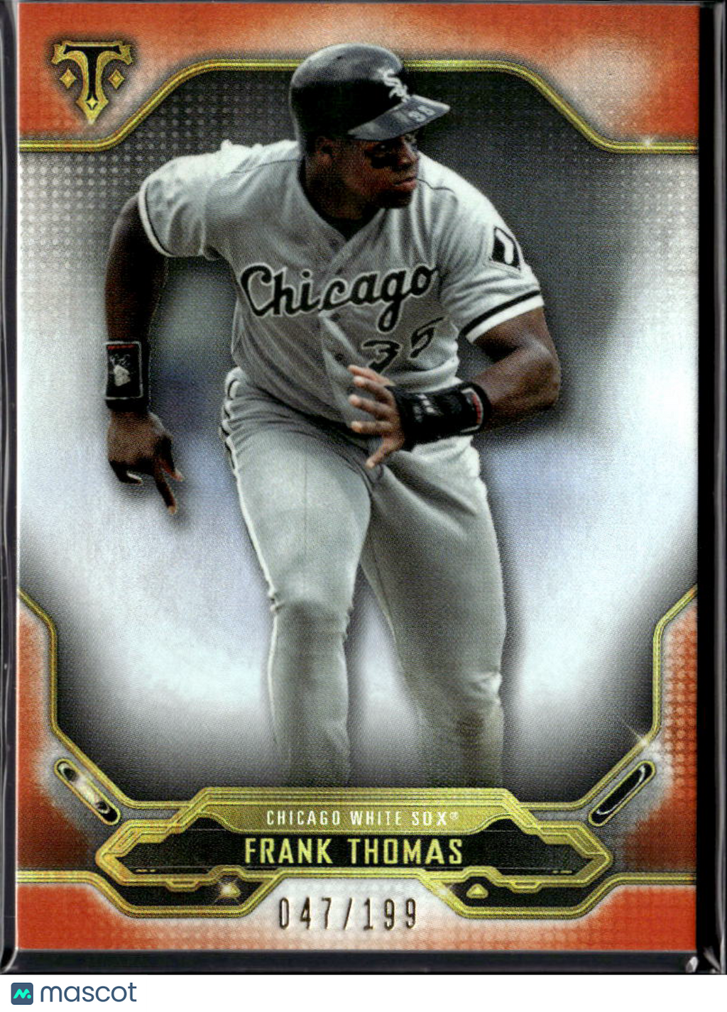 Frank Thomas 2020 Topps Triple Threads Amber 47/199 Chicago White Sox