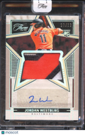 Jordan Westburg 2024 Panini Three and Two Auto Autograph Patch RC 23/32 Orioles
