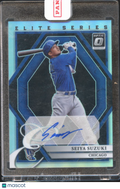 Seiya Suzuki 2022 Optic Elite Series Auto Autograph Holo Chicago Cubs