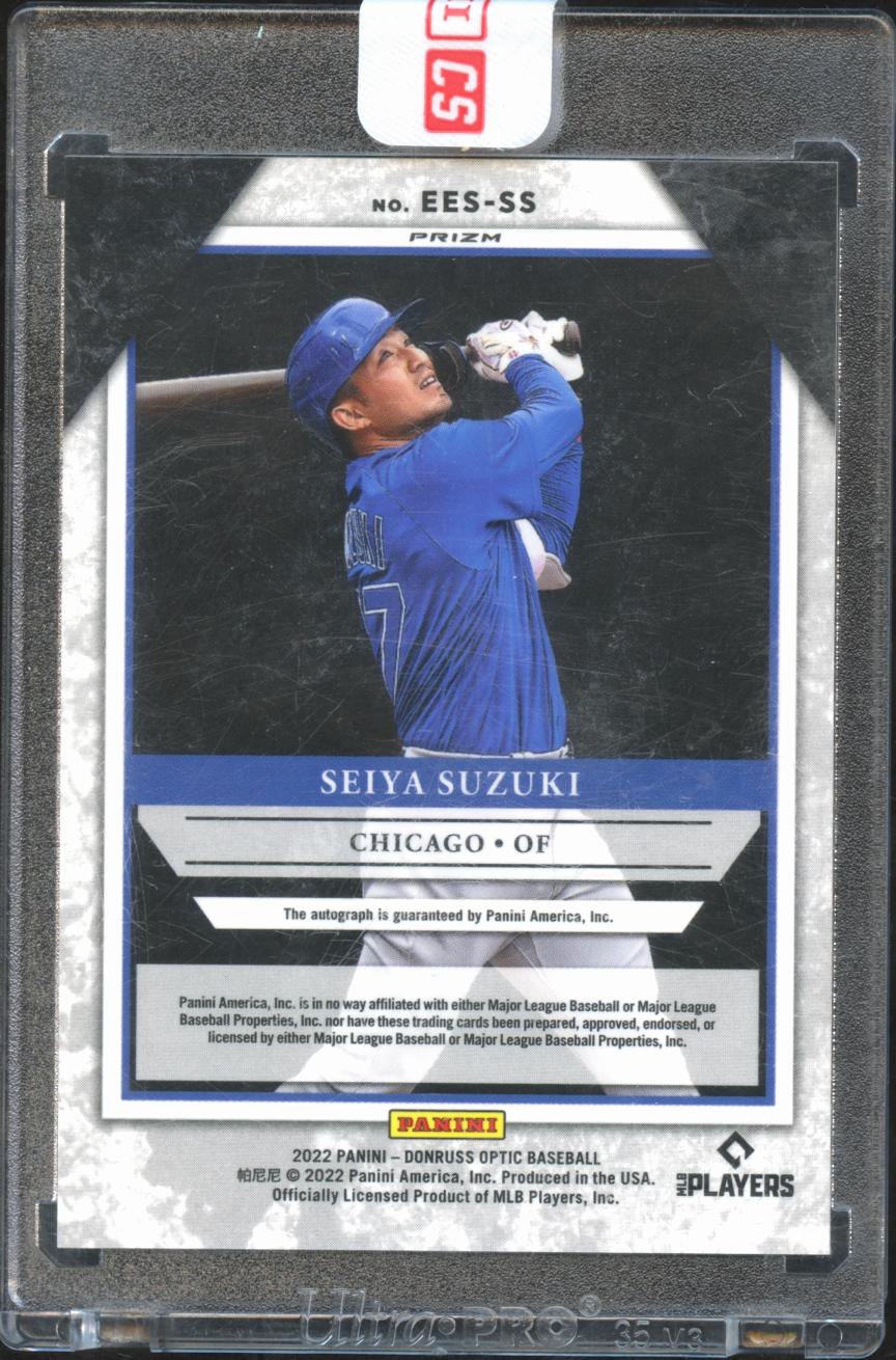 Seiya Suzuki 2022 Optic Elite Series Auto Autograph Holo Chicago Cubs