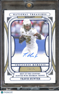 Travis Hunter 2025 National Treasures Auto Autograph RC 71/75 Colorado
