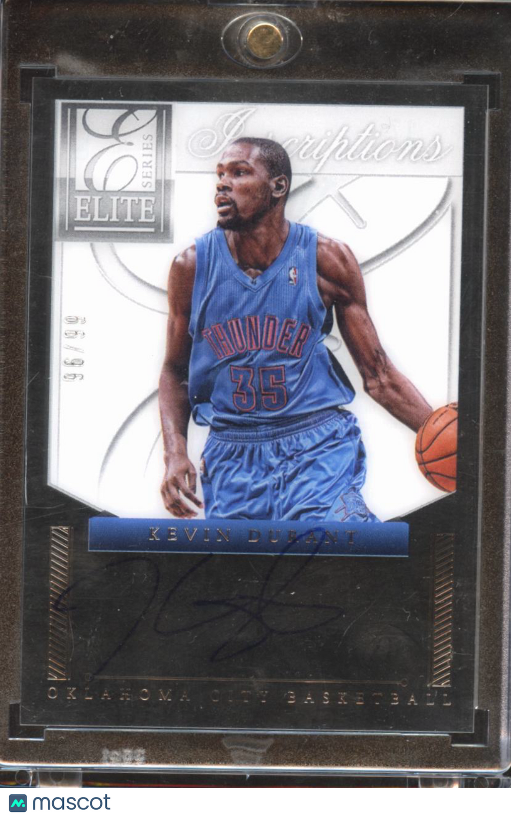 Kevin Durant 2013 Elite Series Auto Autograph /99 Oklahoma City Thunder
