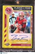 Brock Purdy 2024 Contenders Optic GOLD Auto Autograph 10/10 San Francisco 49ers