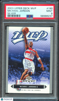 Michael Jordan 2003 Upper Deck MVP Silver PSA 9
