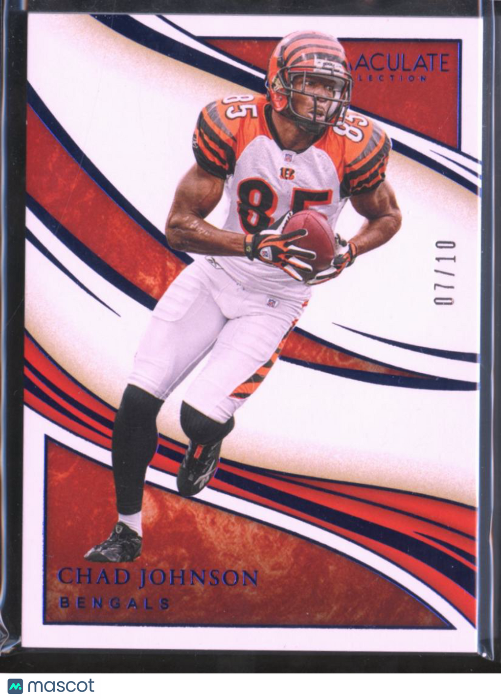 Chad Johnson 2020 Immaculate Sapphire Blue 7/10 Cincinnati Bengals