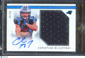 Christian McCaffrey 2017 National Treasures Auto Autograph Patch RC /99 Panthers
