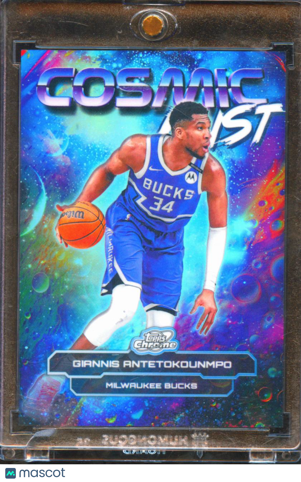 Giannis Antetokounmpo 2026 Topps Chrome Cosmic Dust SSP CASE HIT Milwaukee Bucks