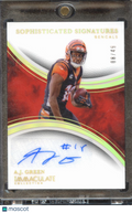 A.J. Green 2025 Immaculate Auto Autograph 8/49 Cincinnati Bengals