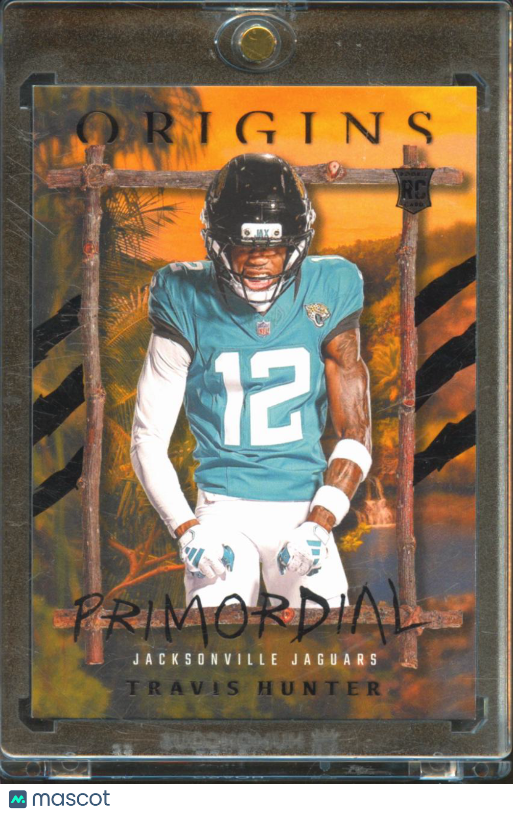 Travis Hunter 2025 Origins Primordial RC Rookie CASE HIT Jacksonville Jaguars