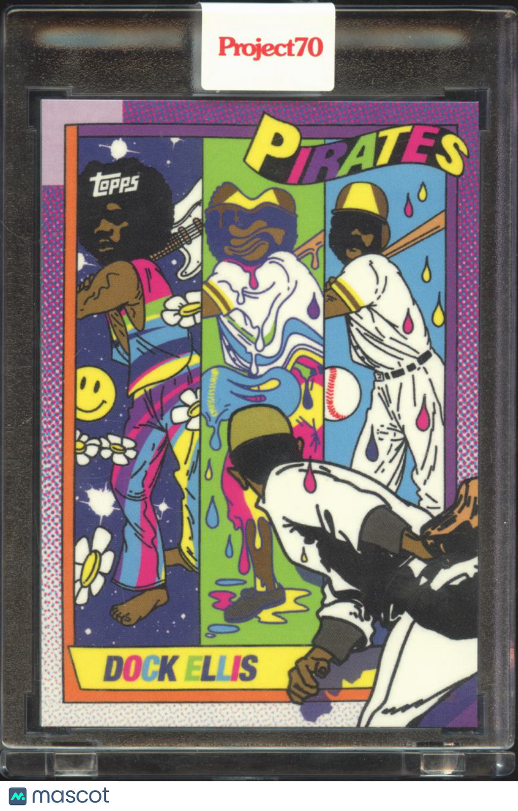 Dock Ellis 2021 Topps Project70 By Ermsy #109 Pittsburgh Pirates