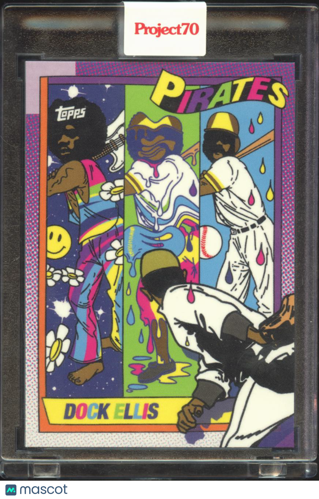Dock Ellis 2021 Topps Project70 By Ermsy #109 Pittsburgh Pirates