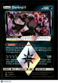 Darkrai 2018 Ultra Prism Holo Rare #77/156