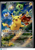 Pikachu 2023 Journey Together Holo Black Star Promo FA #SVP EN 027