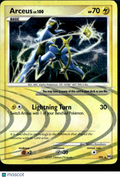 Arceus 2014 Platinum – Arceus Holo Rare #AR6