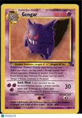 Gengar 1999 Fossil non Holo Rare #20/62