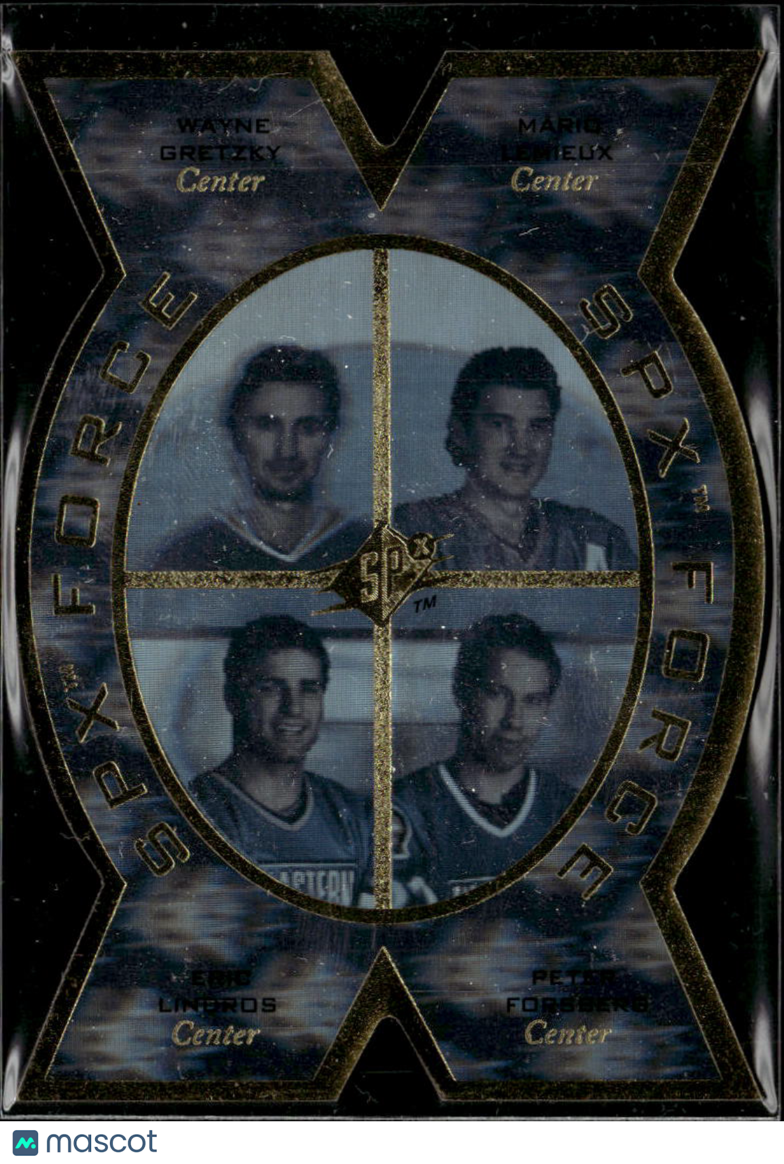 Peter Forsberg / Lindros / Wayne Gretzky Mario Lemieux 1997 Upper Deck SPx Force