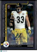 Jack Sawyer 2025 Topps Chrome RC Auto Pittsburgh Steelers