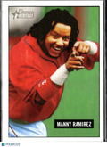 Manny Ramirez 2005 Bowman Heritage SSP SHORTPRINT Boston Red Sox