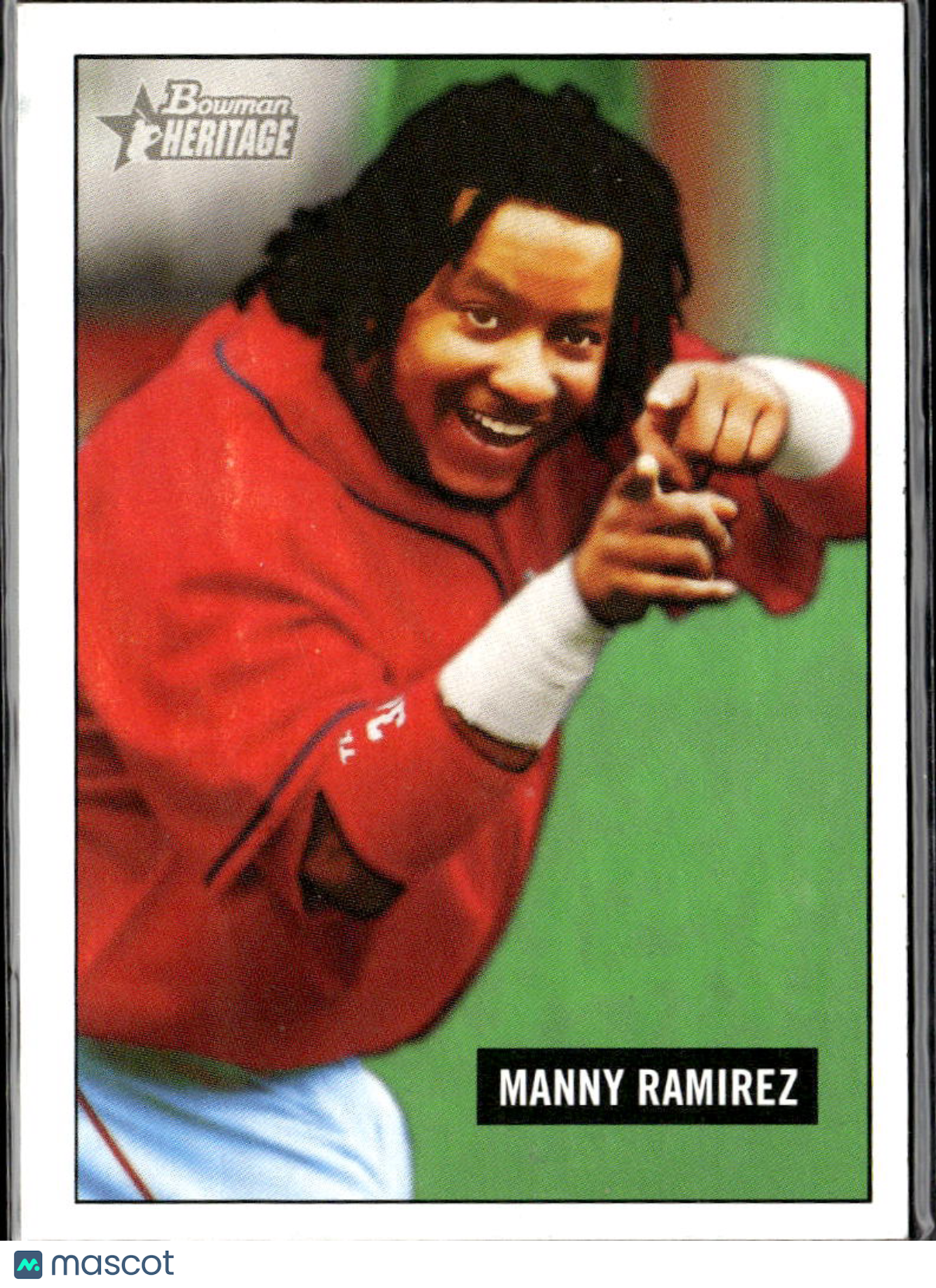 Manny Ramirez 2005 Bowman Heritage SSP SHORTPRINT Boston Red Sox