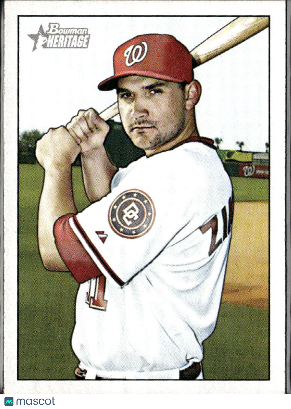 Ryan Zimmerman 2007 Bowman Heritage SSP SHORTPRINT Washington Nationals