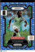 Victor Moses 2026 Prizm Monopoly FIFA World Cup Blue Shimmer SSP 6/10 Nigeria