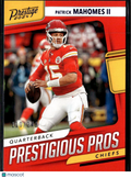 Patrick Mahomes II 2024 Prestige Prestigious Pros BLUE 110/249 KC Chiefs