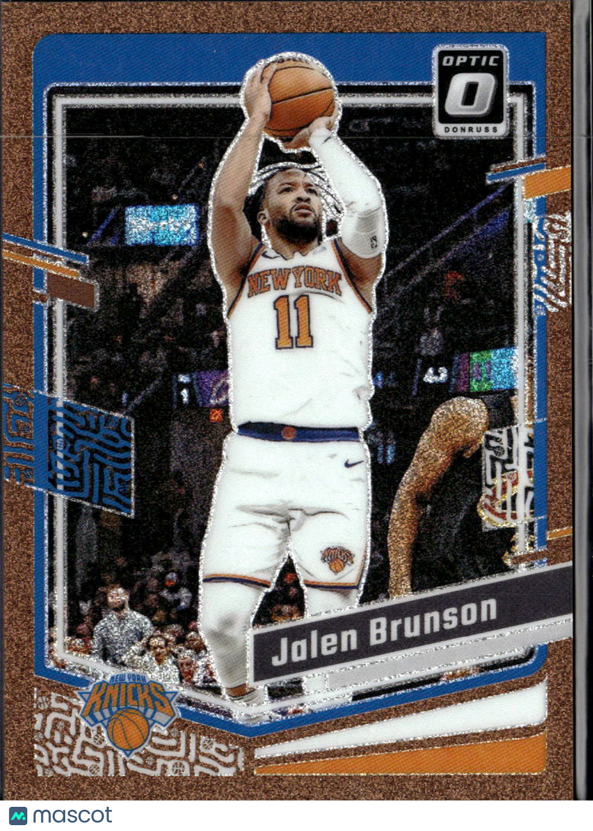 Jalen Brunson 2023-24 Optic Copper Glitter Prizm /99 New York Knicks