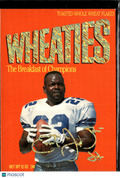 Emmitt Smith Wheaties Football Card Gold Foil Dallas Cowboys