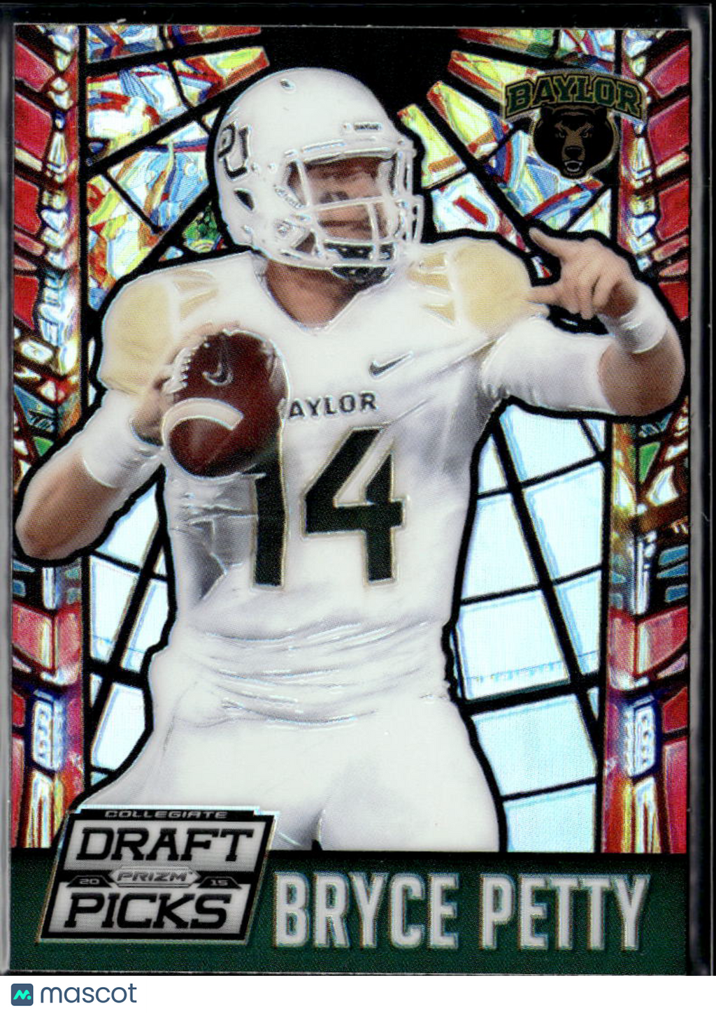 Bryce Petty 2015 Prizm Collegiate Draft Picks Stained Glass SSP Baylor Bears