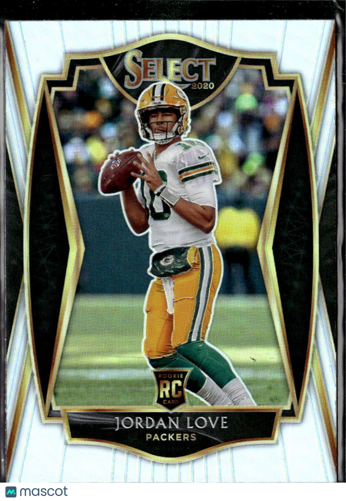 Jordan Love 2020 Select Premier Level Silver Prizm Rookie RC Green Bay Packers