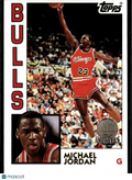 Michael Jordan 1993 Topps Archives GOLD #52 Chicago Bulls