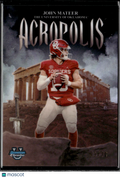 John Mateer 2025 Bowman Chrome Acropolis Black Refractor 3/10 Oklahoma Sooners