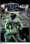 Sammy Sosa 1998 Topps Power Brokers Refractor #PB4 Chicago Cubs