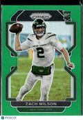 Zach Wilson 2021 Panini Prizm RC Green New York Jets