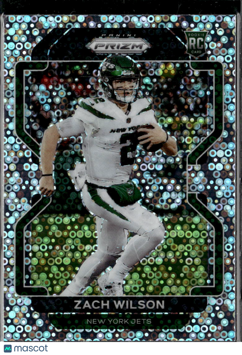 Zach Wilson 2021 Panini Prizm RC Disco New York Jets