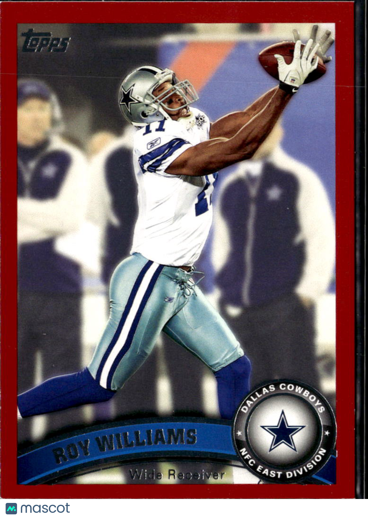 Roy Williams 2011 Topps Red Border 35/77 Dallas Cowboys