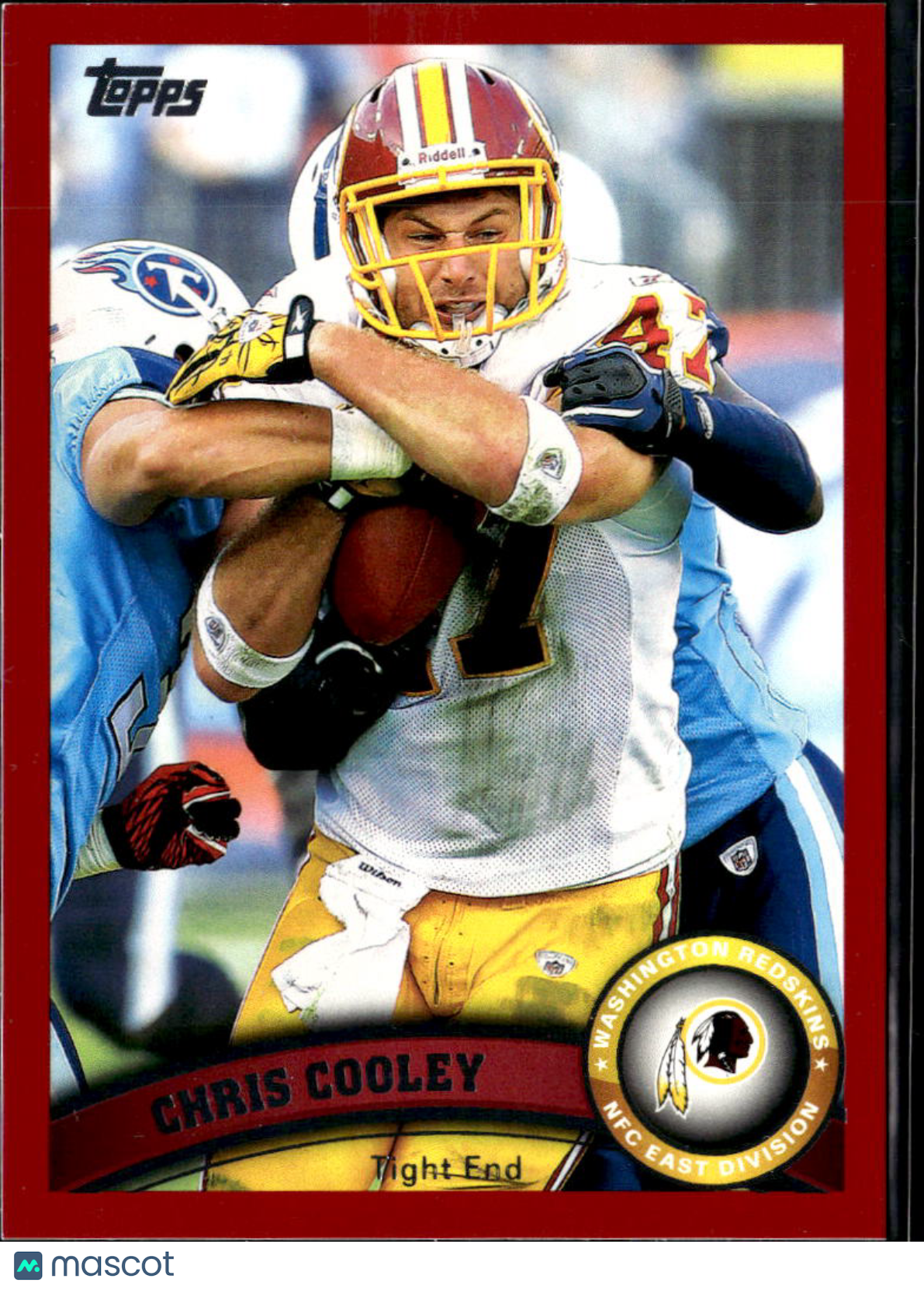 Chris Cooley 2011 Topps Red Border 66/77 Washington Redskins