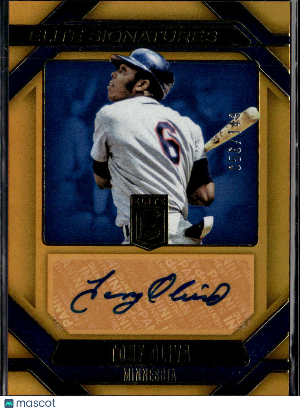 Tony Oliva 2026 Elite Signatures Auto Autograph 56/149 Minnesota Twins