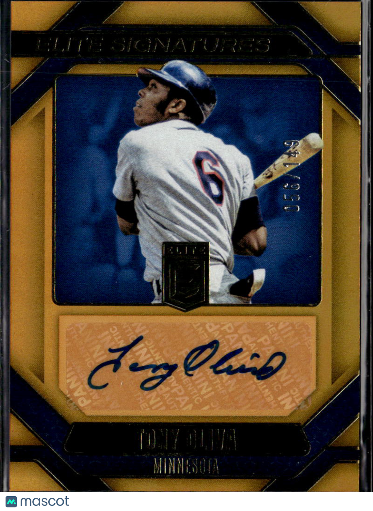 Tony Oliva 2026 Elite Signatures Auto Autograph 56/149 Minnesota Twins
