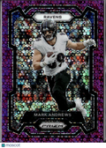 Mark Andrews 2023 Prizm Purple Disco Prizm 15/35 Baltimore Ravens