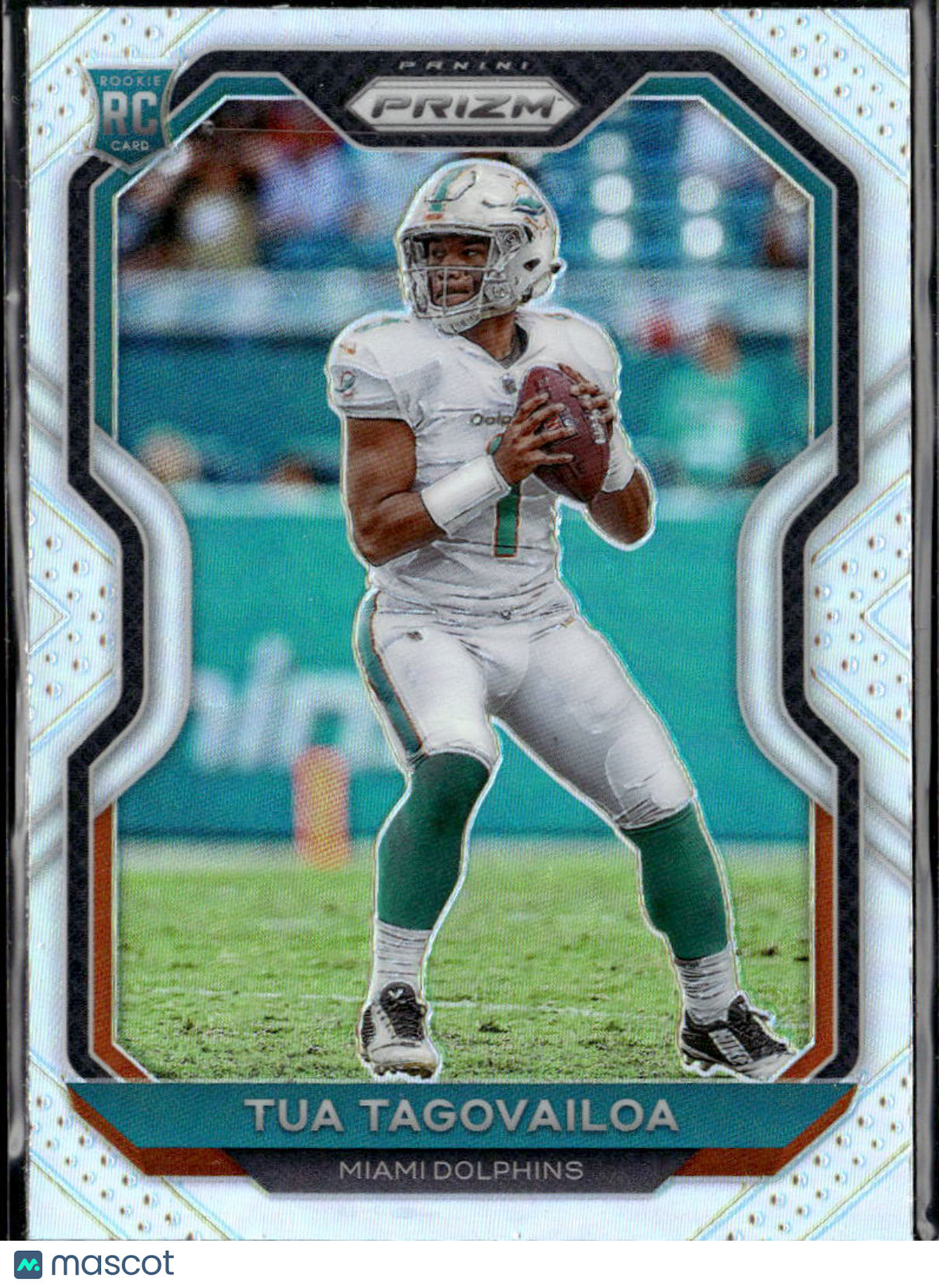 Tua Tagovailoa 2020 Panini Prizm Silver Prizm Rookie RC Miami Dolphins